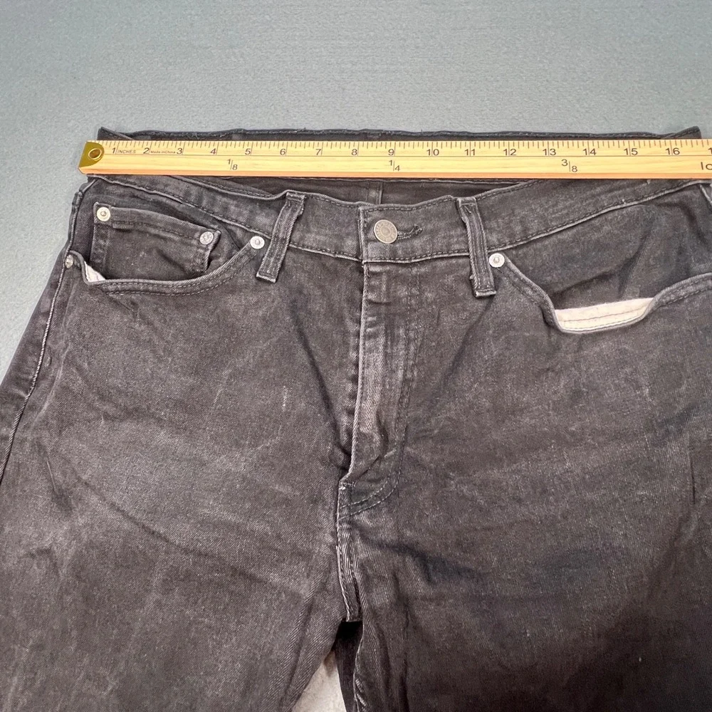 Levi's Black 511 Slim Fit WaterLess Straight Leg Jeans Mens Size 34x32